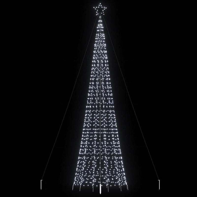 Chargez l'image dans la visionneuse de la galerie, Vidaxl led-kerstboom met spikes 1534 leds 500 cm koud wit