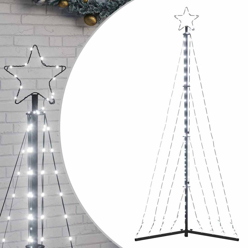 Laden Sie das Bild in Galerie -Viewer, Vidaxl led-kerstboom 339 leds koud wit 187 cm