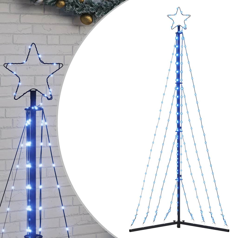 Afbeelding laden in galerijviewer, Vidaxl led-kerstboom 339 leds 187 cm blauw