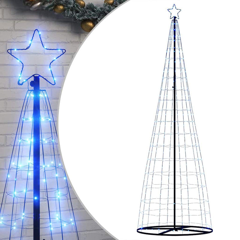 Chargez l'image dans la visionneuse de la galerie, Vidaxl led-kerstboom 550 leds 300 cm blauw