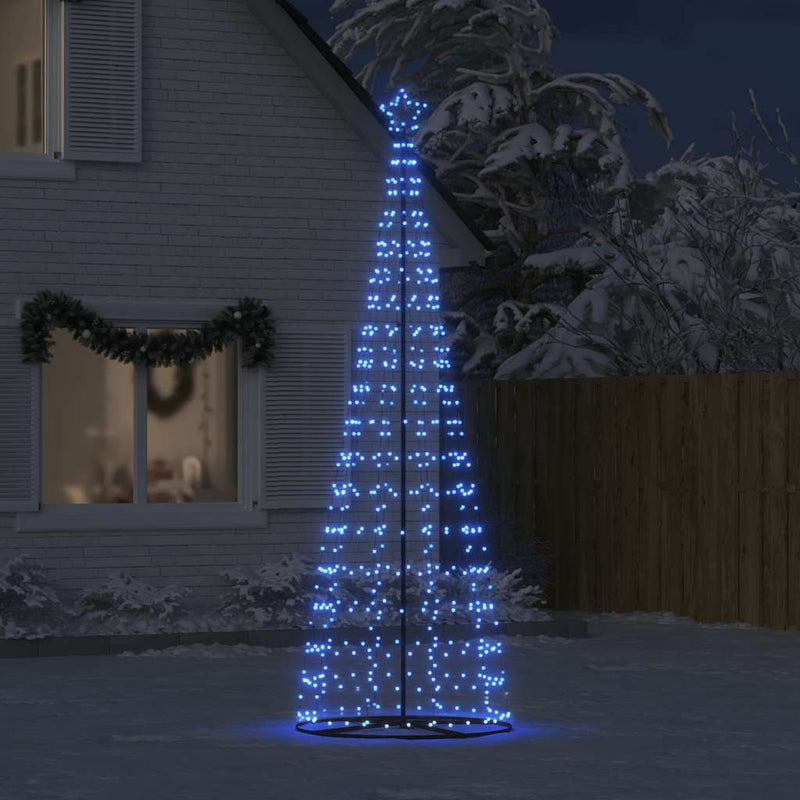 Chargez l'image dans la visionneuse de la galerie, Vidaxl led-kerstboom 550 leds 300 cm blauw