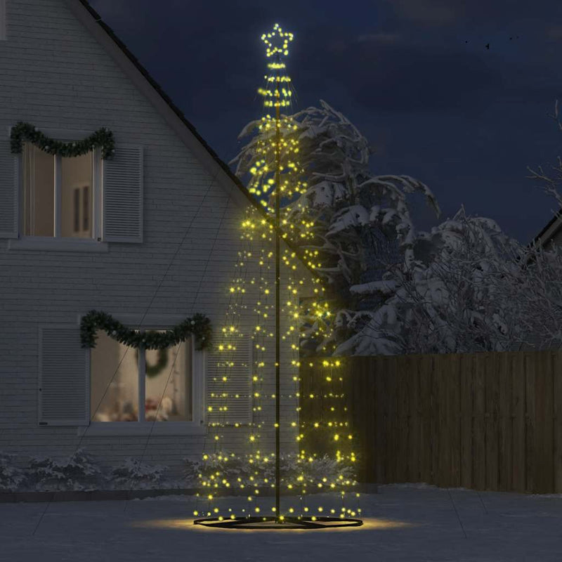 Load image into Gallery viewer, Vidaxl led-kerstboom 1534 leds warm wit 503 cm