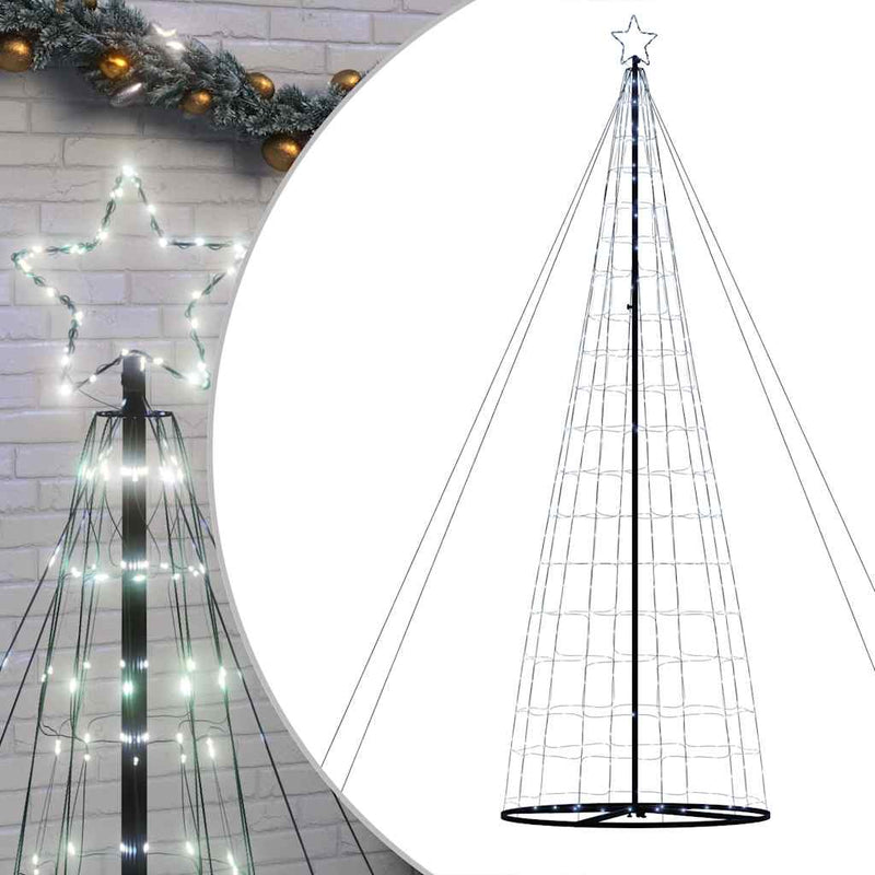 Load image into Gallery viewer, VidaXL Lichtkegel 1534 koudwitte LED's 503 cm