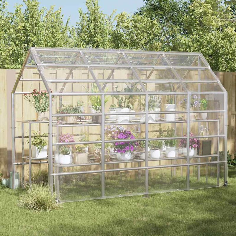ギャラリービューアに画像をロードする, Vidaxl plantenafdekking met zeilringen 3x6 m pvc