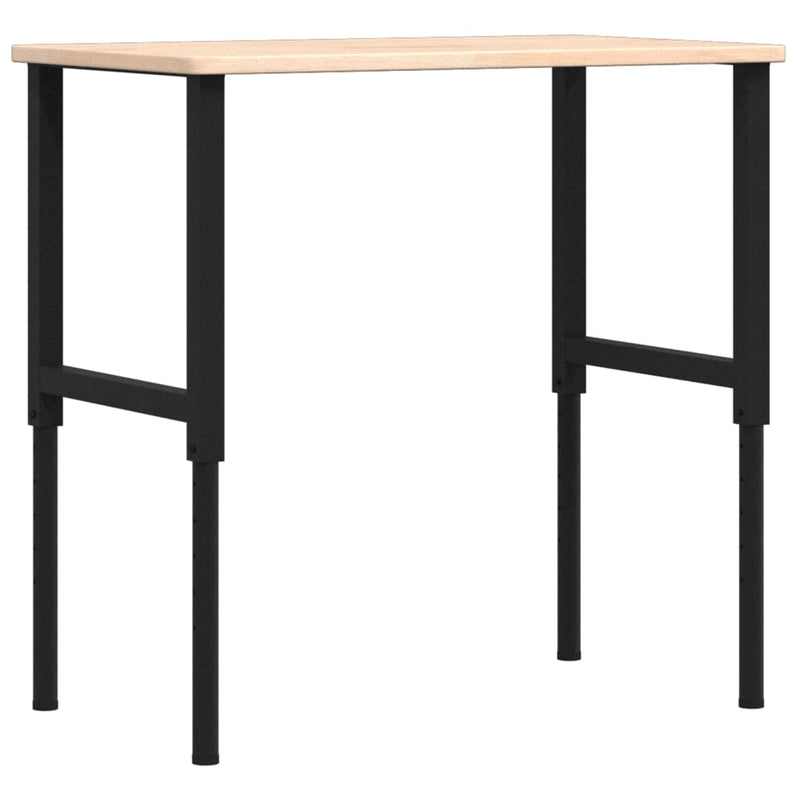 Load image into Gallery viewer, VidaXL Werkbank rechthoekig 100x60x(71,5-98) cm massief eikenhout