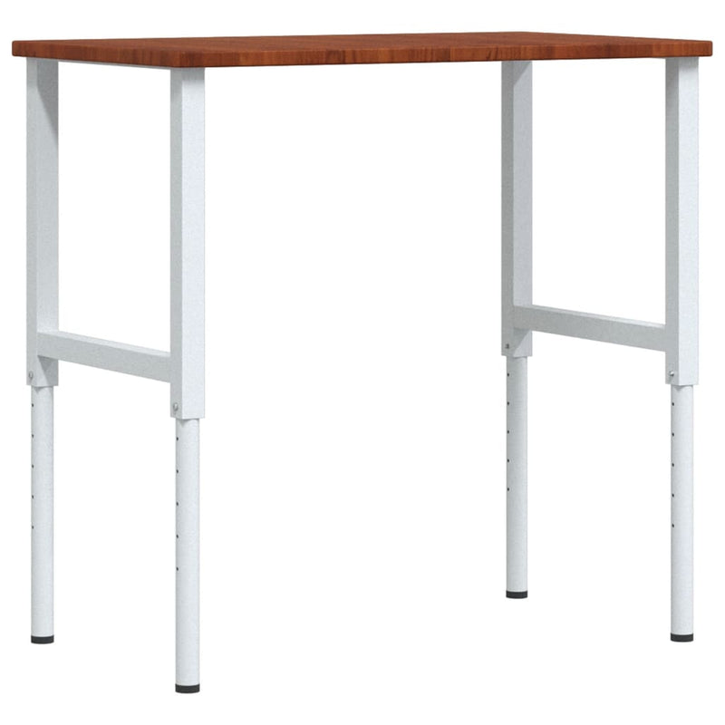 Load image into Gallery viewer, Vidaxl werkbank rechthoek 100x60x(71,5-98) cm eikenhout donkerbruin