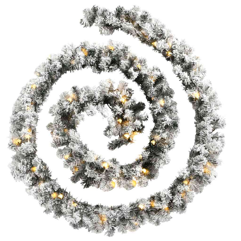 Load image into Gallery viewer, Vidaxl kerstslinger met led-lampjes groen 5 m pvc