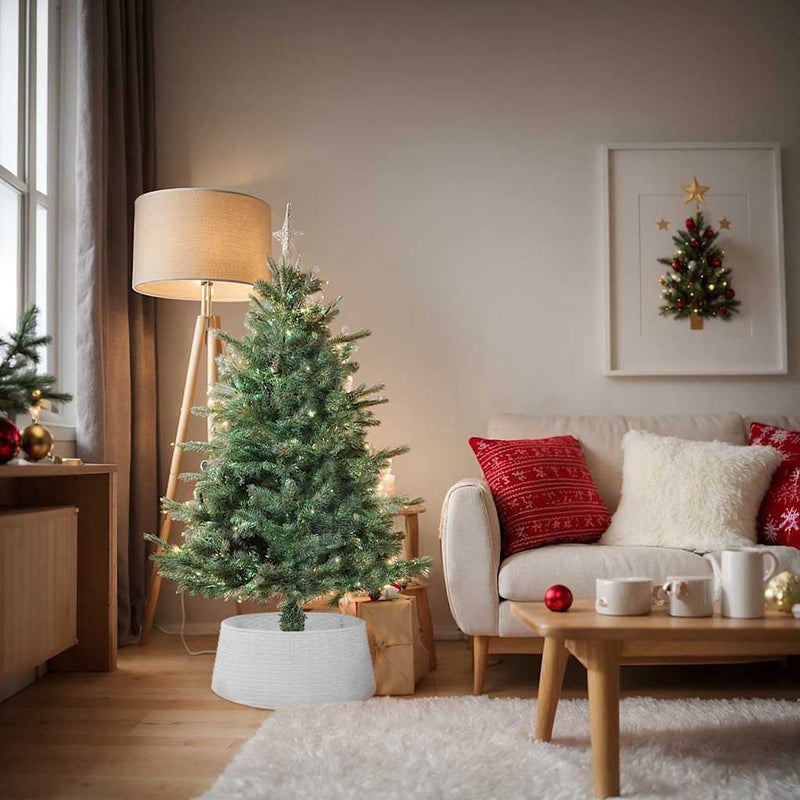 Load image into Gallery viewer, Vidaxl kerstboomrok ø65x23 cm kunststof wit