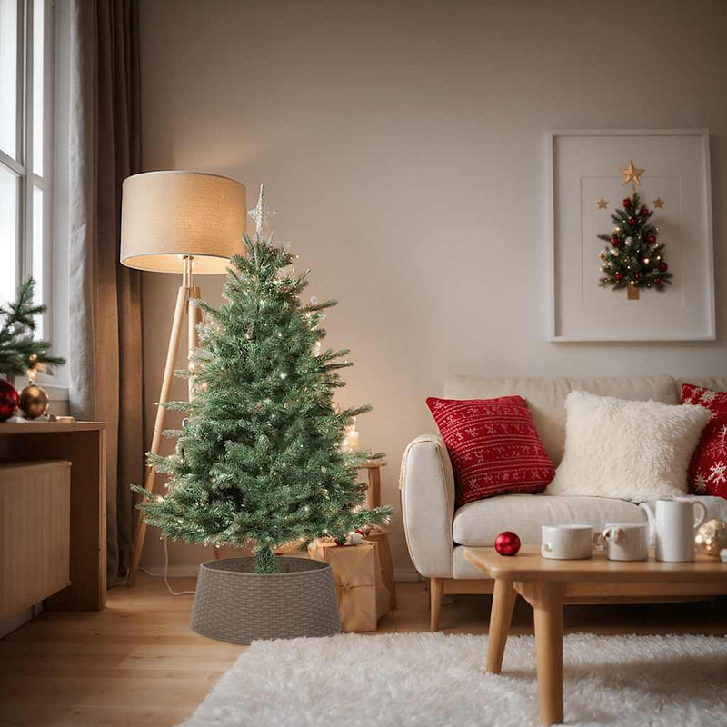 Load image into Gallery viewer, Vidaxl kerstboomrok ø65x23 cm kunststof bruin