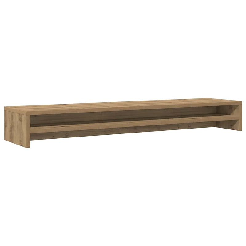 Afbeelding laden in galerijviewer, Vidaxl monitorstandaard artisan eikenhout 100x24x13 cm