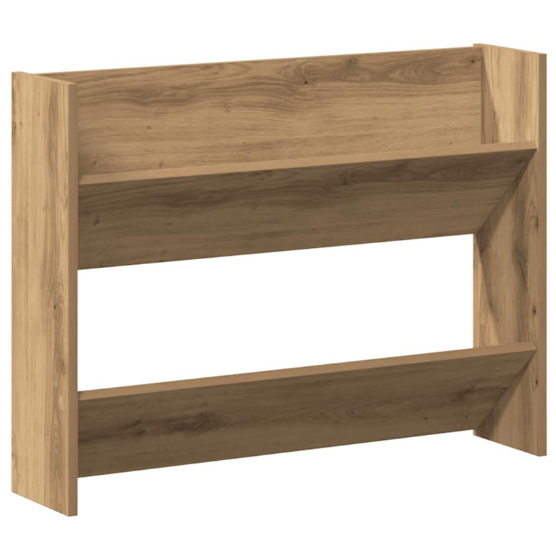 Load image into Gallery viewer, Vidaxl wandschoenenkast 80x18x60 cm bewerkt hout artisanaal eikenkleur