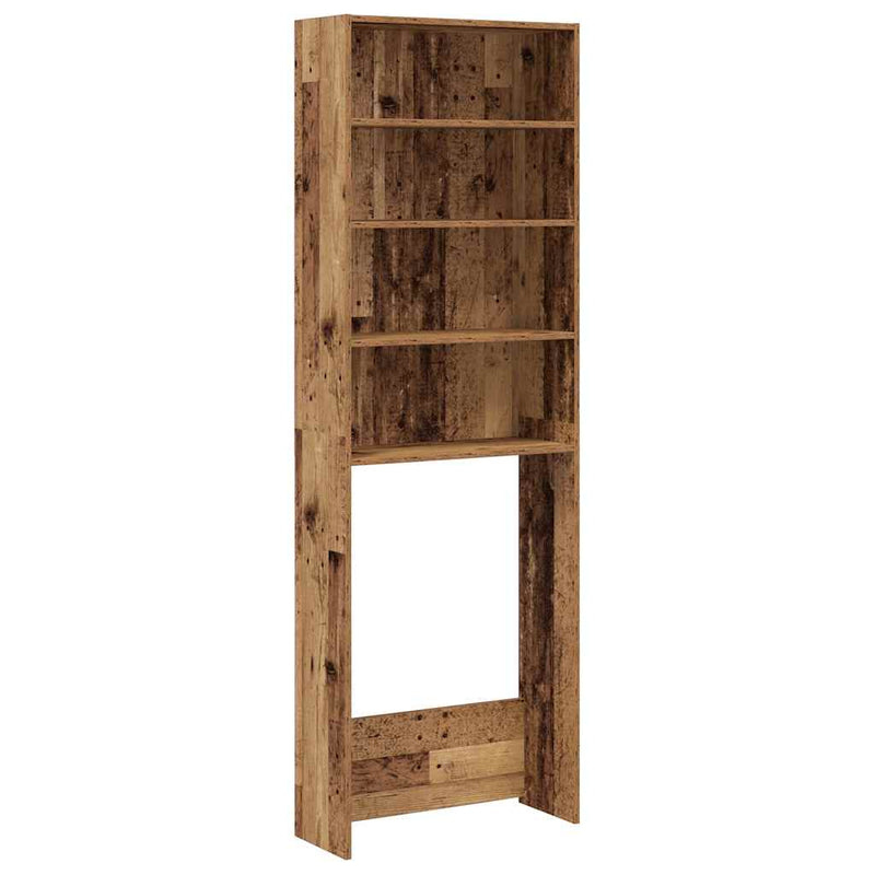 Load image into Gallery viewer, Vidaxl wasmachinekast 64x24x190 cm oud houtkleurig