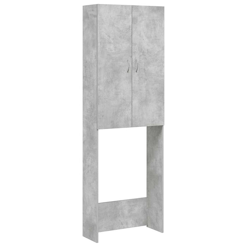 Load image into Gallery viewer, Vidaxl wasmachinekast 64x25,5x190 cm betongrijs