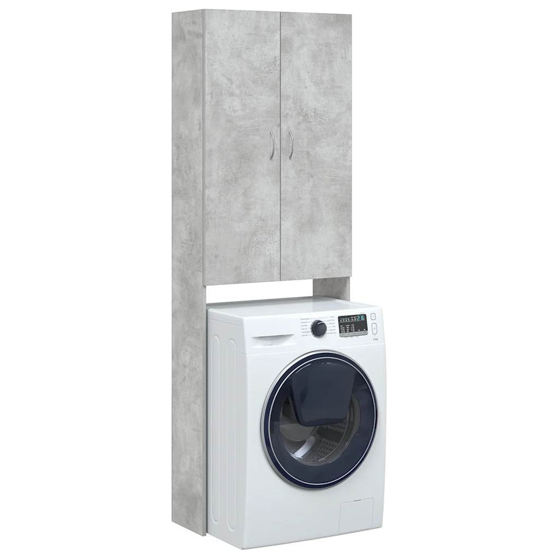 Load image into Gallery viewer, Vidaxl wasmachinekast 64x25,5x190 cm betongrijs