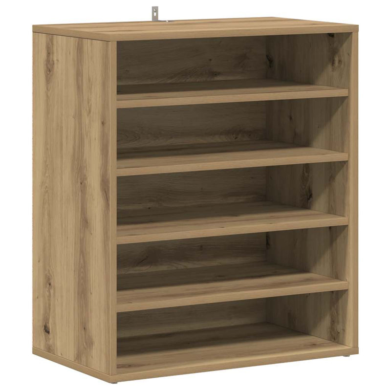 Load image into Gallery viewer, Vidaxl schoenenkast 60x35x70 cm bewerkt hout artisanaal eikenkleur