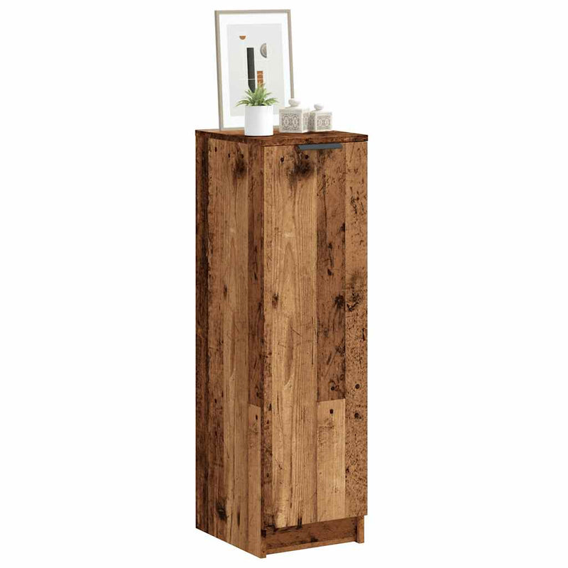 Chargez l'image dans la visionneuse de la galerie, Vidaxl schoenenkast 29,5x35x100,5 cm bewerkt hout oud houtkleurig
