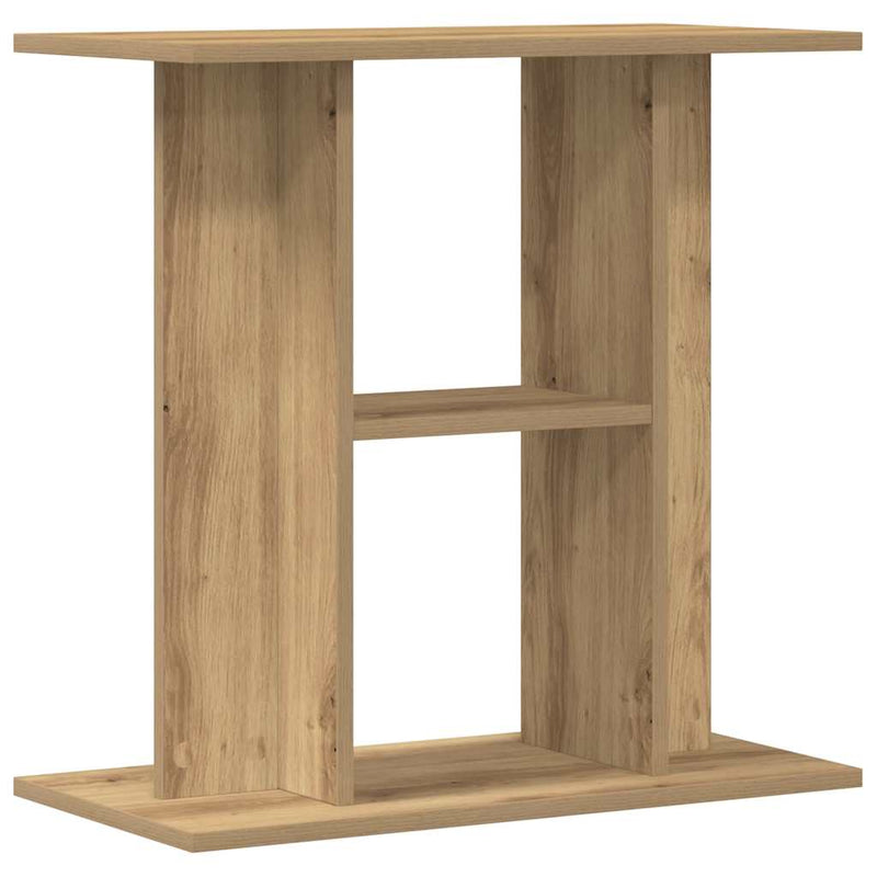 Load image into Gallery viewer, Vidaxl aquariumstandaard 60x30x60cm bewerkt hout artisanaal eikenkleur