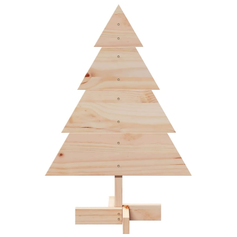 Load image into Gallery viewer, Vidaxl kerstdecoratie kerstboom 70 cm massief hout