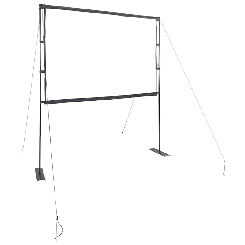 Chargez l'image dans la visionneuse de la galerie, Vidaxl projectiescherm met standaards 100 inch 4:3
