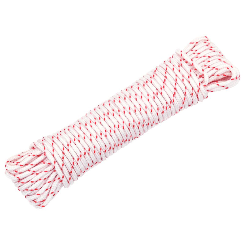Load image into Gallery viewer, Vidaxl trekkoord startkoord wit en rood ø3 mm 10 m nylon