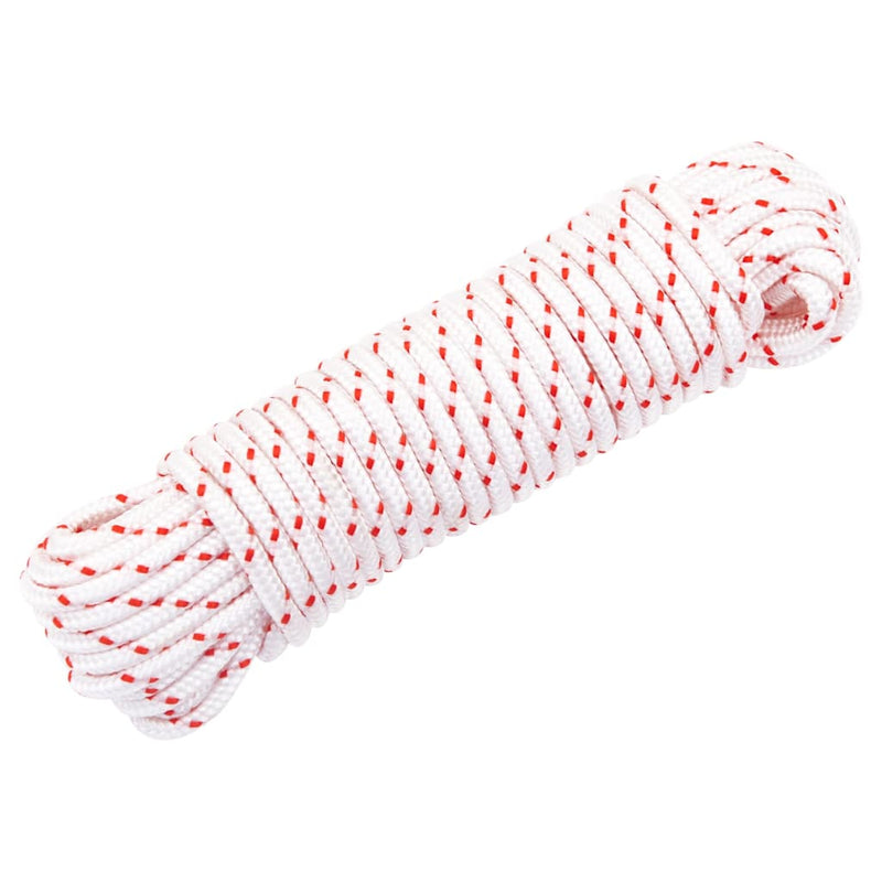 Load image into Gallery viewer, Vidaxl trekkoord startkoord wit en rood ø4 mm 10 m nylon
