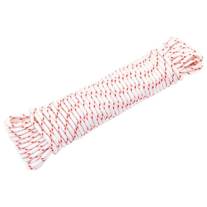 Load image into Gallery viewer, Vidaxl trekkoord startkoord wit en rood ø5 mm 10 m nylon