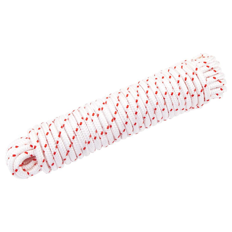ギャラリービューアに画像をロードする, Vidaxl trekkoord startkoord wit en rood ø6 mm 10 m nylon
