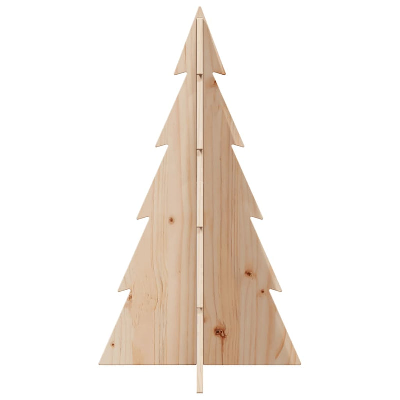 Load image into Gallery viewer, Vidaxl kerstdecoratie kerstboom 80 cm massief grenenhout