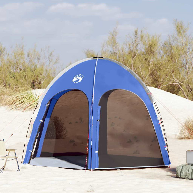 Afbeelding laden in galerijviewer, Vidaxl zwembad tent met dak azure blauw 366 x 305 x 231 cm