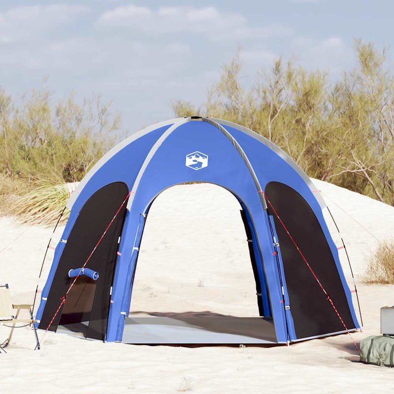 Afbeelding laden in galerijviewer, Vidaxl zwembad tent met dak azure blauw 366 x 305 x 231 cm