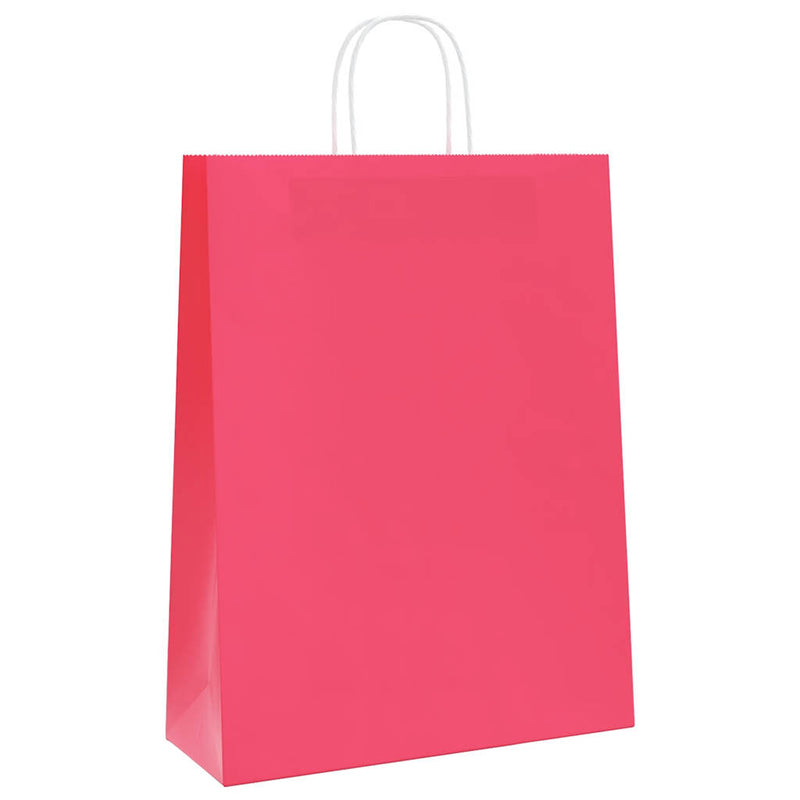 Afbeelding laden in galerijviewer, Vidaxl papieren zakken 50 st met hengsels 32x12x42 cm roze