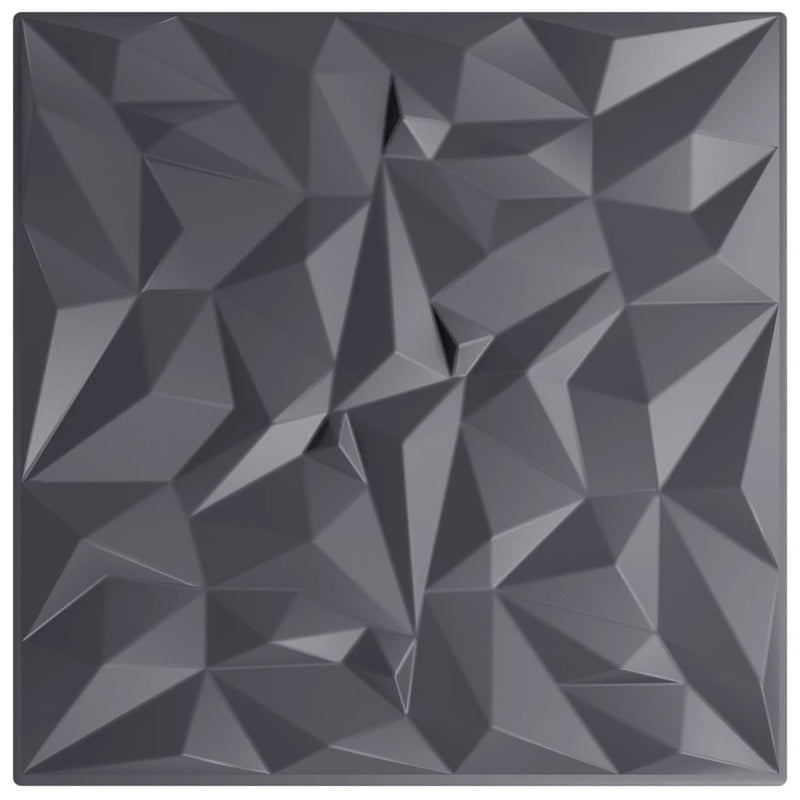 Load image into Gallery viewer, Vidaxl 24 st wandpanelen amethist 6 m² 50x50 cm xps grijs