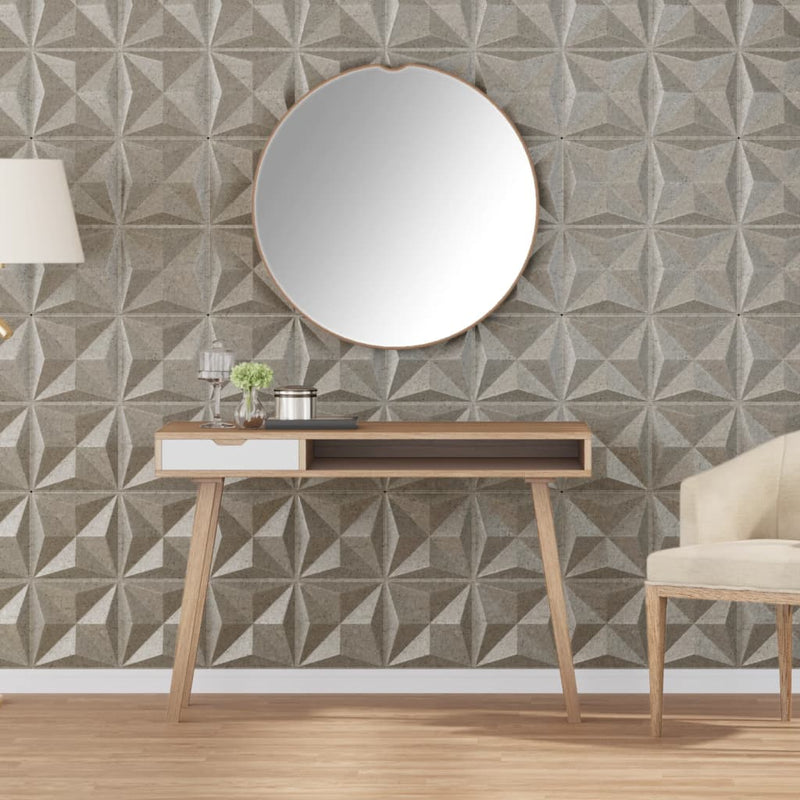Load image into Gallery viewer, Vidaxl 48 st wandpanelen origami 12 m² 50x50 cm xps beton