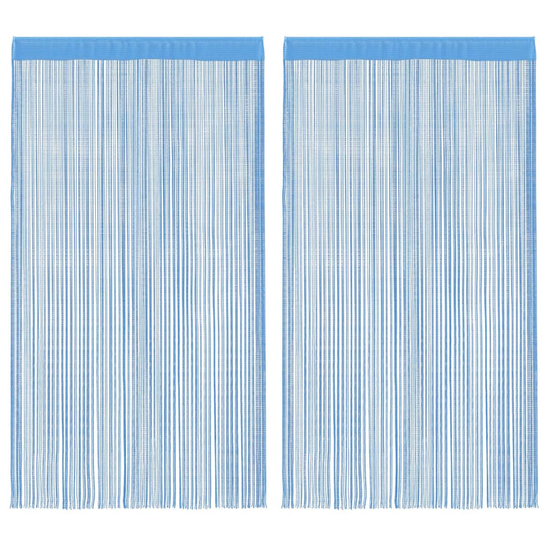 ギャラリービューアに画像をロードする, Vidaxl koordgordijnen 2 st 100x250 cm lichtblauw