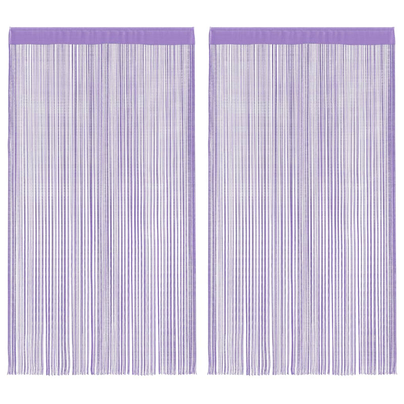 ギャラリービューアに画像をロードする, Vidaxl koordgordijnen 2 st 100x250 cm paars