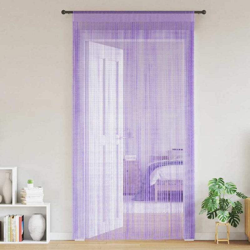 ギャラリービューアに画像をロードする, Vidaxl koordgordijnen 2 st 100x250 cm paars