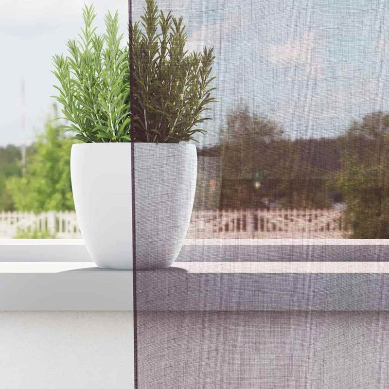 Afbeelding laden in galerijviewer, Vidaxl gordijnen voile met doorvoertules 2 st 140x300 cm paars