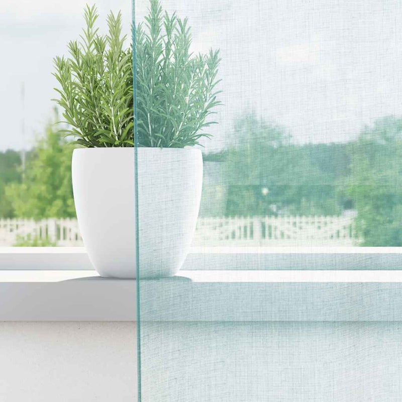 ギャラリービューアに画像をロードする, Vidaxl gordijnen voile met roedezakken 2 st turkoois