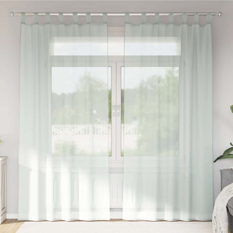 ギャラリービューアに画像をロードする, Vidaxl gordijnen met lussen 2 st 140x245 cm lichtgrijs