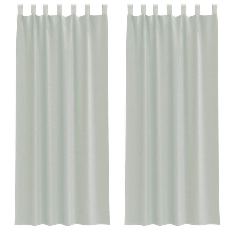 ギャラリービューアに画像をロードする, Vidaxl gordijnen voile met lussen 2 st 140x260 cm lichtgrijs
