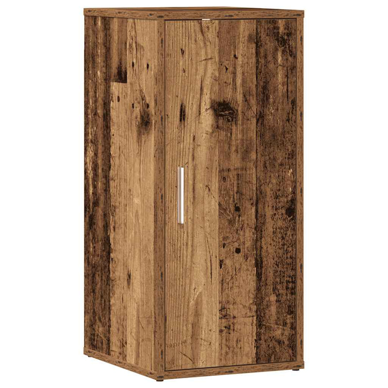 Load image into Gallery viewer, Vidaxl schoenenkast 32x35x70 cm bewerkt hout oud houtkleurig