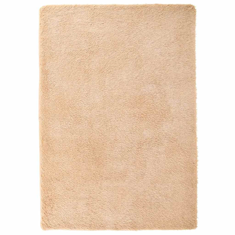 Chargez l'image dans la visionneuse de la galerie, Vidaxl hoogpolig vloerkleed navarra 120x170 cm polyester beige