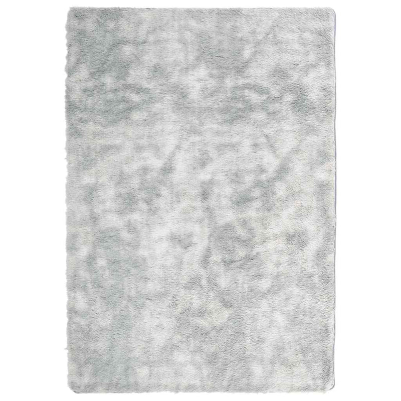 Chargez l'image dans la visionneuse de la galerie, Vidaxl hoogpolig vloerkleed navarra 120x170 cm polyester zilvergrijs