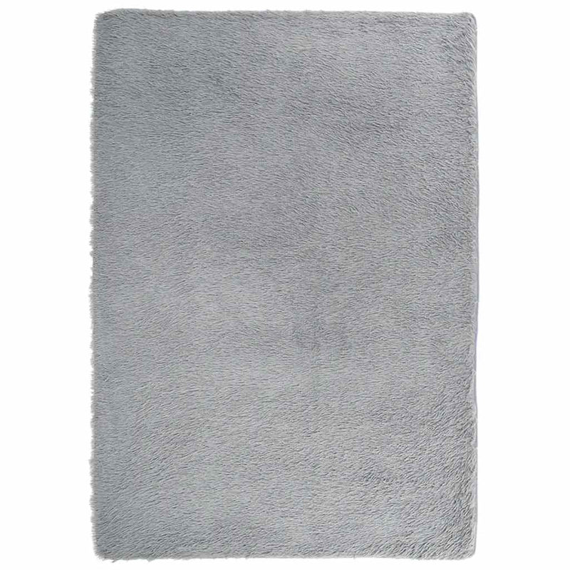 Chargez l'image dans la visionneuse de la galerie, Vidaxl hoogpolig vloerkleed navarra 240x340 cm polyester lichtgrijs