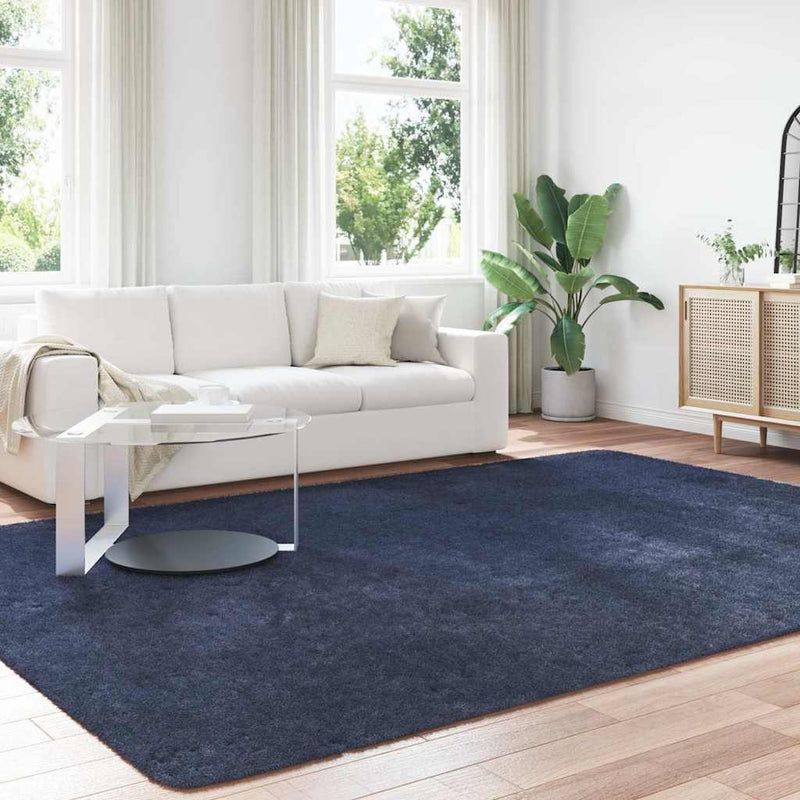 ギャラリービューアに画像をロードする, Vidaxl hoogpolig vloerkleed navarra 240x340 cm polyester marineblauw