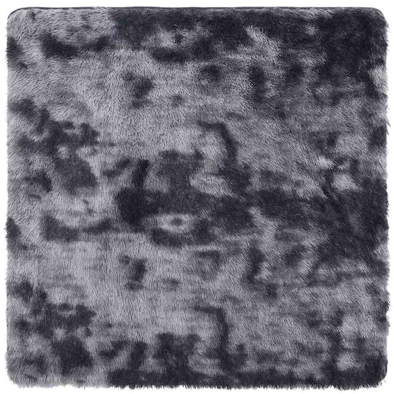 ギャラリービューアに画像をロードする, Vidaxl hoogpolig vloerkleed navarra 120x120 cm polyester donkergrijs