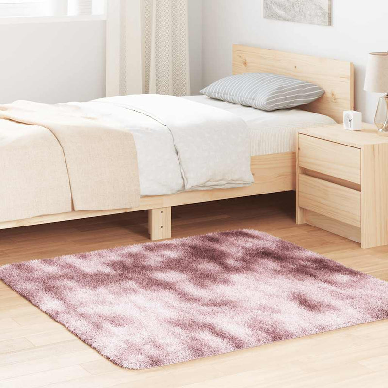 ギャラリービューアに画像をロードする, Vidaxl hoogpolig vloerkleed navarra 120x120 cm polyester stoffig roze