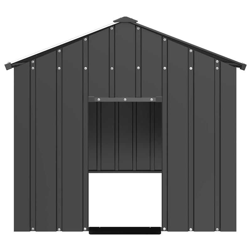Load image into Gallery viewer, Vidaxl hondenhok met dak 114x202x101 cm gegalvaniseerd staal
