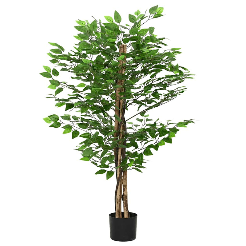Chargez l'image dans la visionneuse de la galerie, Vidaxl kunst ficus plant 788 bladeren 120 cm groen
