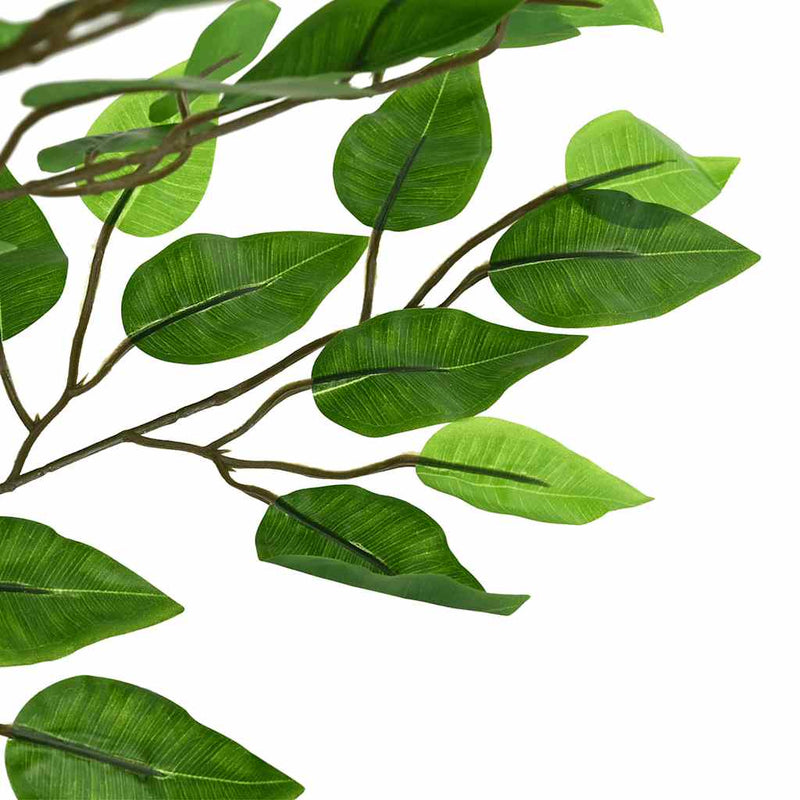 Chargez l'image dans la visionneuse de la galerie, Vidaxl kunst ficus plant 1260 bladeren 200 cm groen